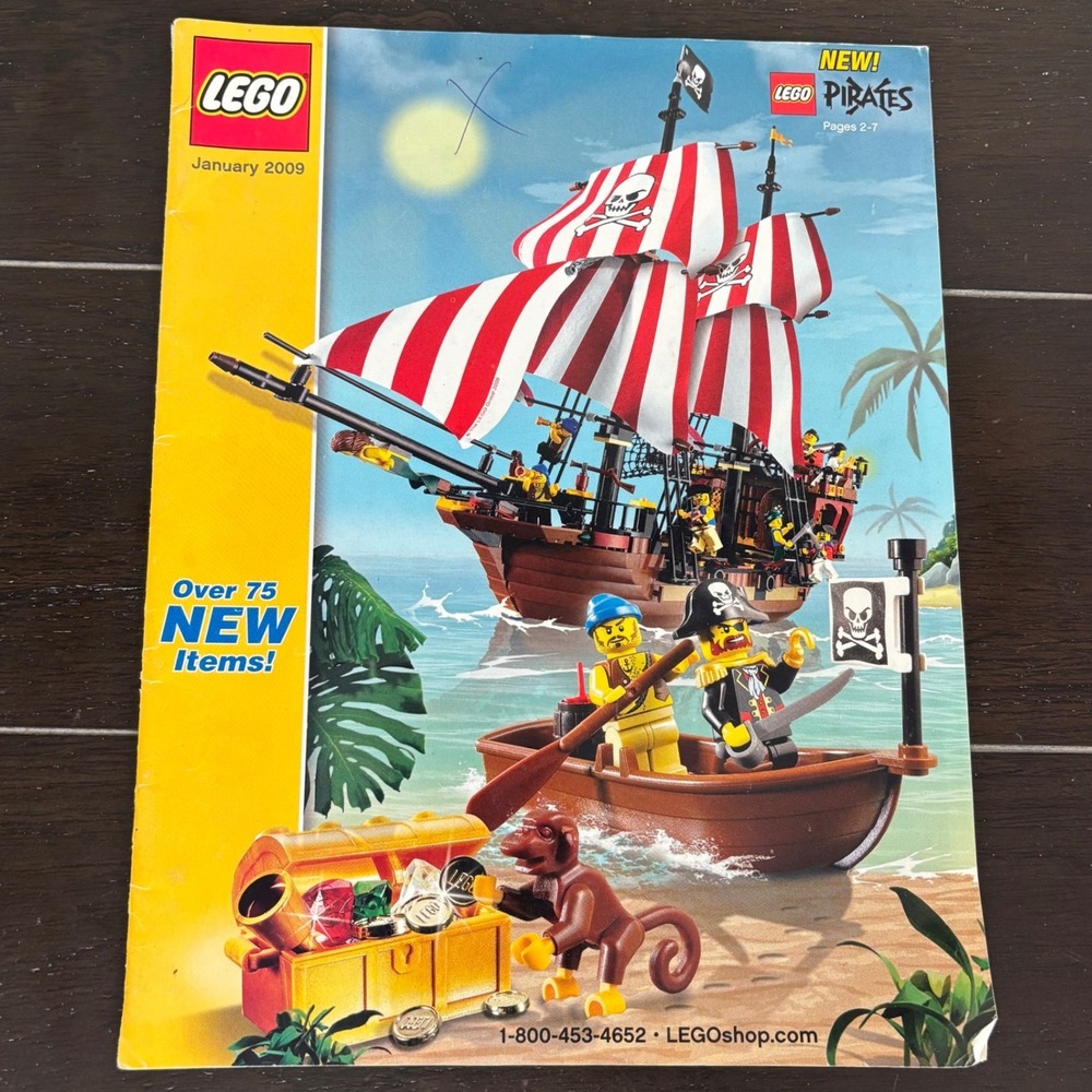LEGO Shop Catalog January 2009 Pirates Star Wars Castle Medieval Market Village